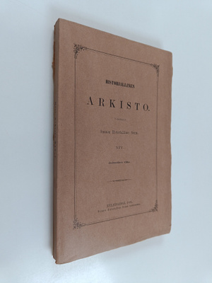 Historiallinen arkisto XIV - Ensimmäinen vihko