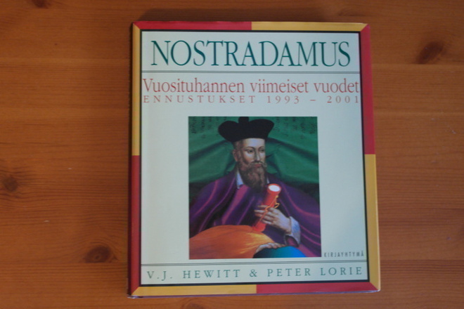 V.J.Hewitt&Peter Lorie:Nostradamus.1.P.1999.Sid.Kp.Hyvä!