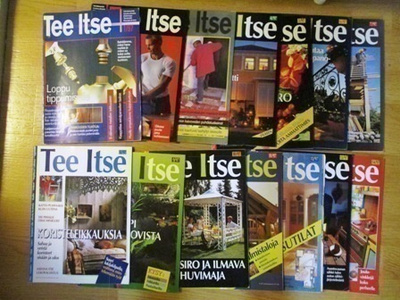 TEE ITSE- lehtiä.