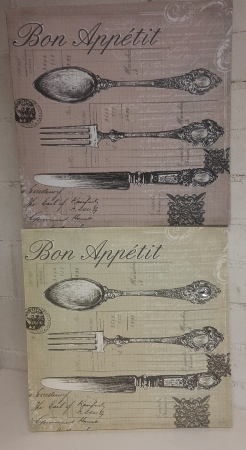 Aterintaulut Bon Appetit vihreä ja liila