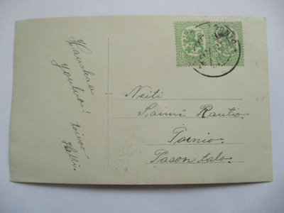 1920 Tornio paikalliskortti kalastajatyttö