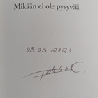 Pirkko Koskenkylä : Mikään ei ole pysyvää (signeerattu) - pikkukuva 3