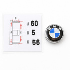 BMW vannekeskiöt – Yleismallinen – 60mm (4kpl sa - pikkukuva 2