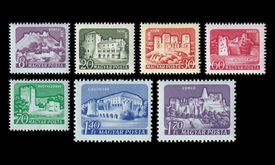 Unkari 1703-9 * Käyttösarja linnoja (1960)