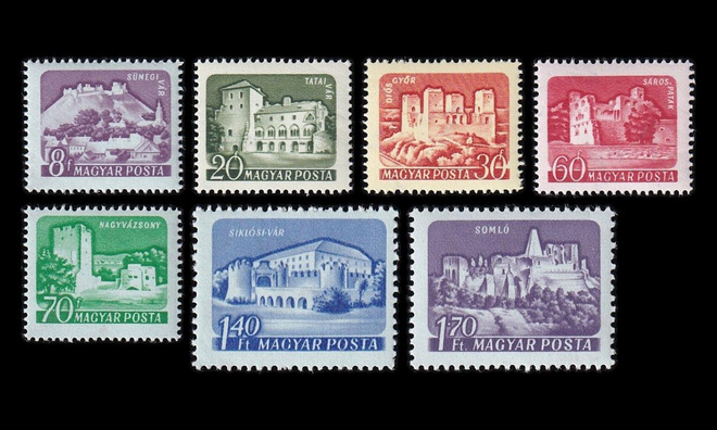 Unkari 1703-9 * Käyttösarja linnoja (1960)