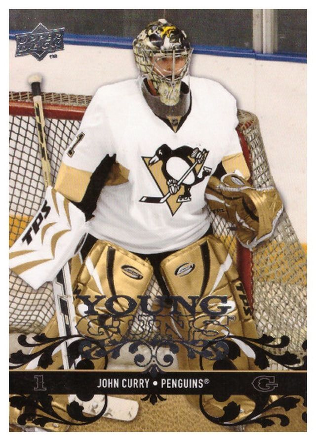Mv JOHN CURRY Penguins 08-09 Up.D. Young Guns #489