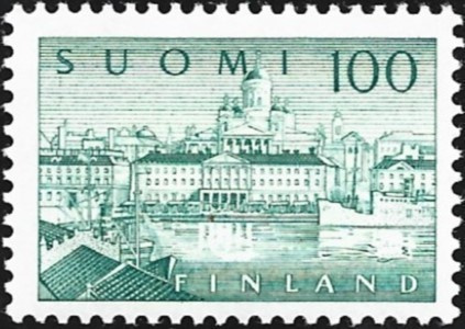 1958 M-54 Helsinki 100 mk vihreä **   LaPe 496