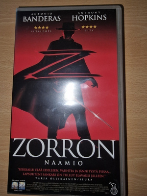 Zorron naamio (1998) VHS