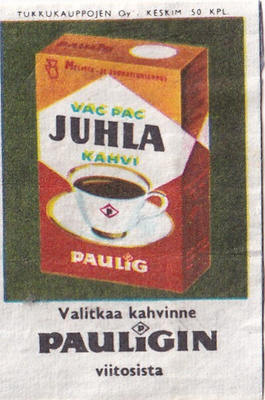 Paulig. Vac Pac Juhla kahvi . s41