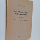 Eino Suova : Aurora-seuran sanomalehti 1771-78 : Sanomale... - pikkukuva 1