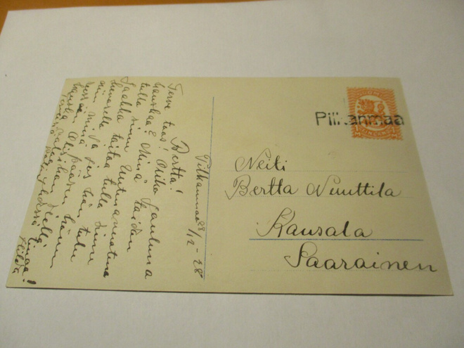 1928 Pilkanmaa (Kuusankoski) rivil