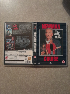 Suuret setelit,color of money dvd,paul newman,tom cruise