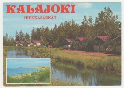 Kalajoki hiekkasärkät mökkejä 70-luku