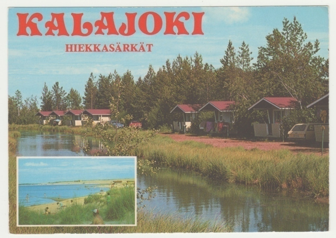 Kalajoki hiekkasärkät mökkejä 70-luku