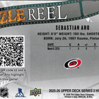 Sebastian Aho 25-26 Upper Deck #SR-44 Sizzle Reel - pikkukuva 2
