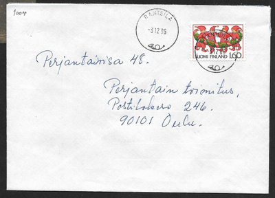 Postilähetys - Joulu 1986 (LAPE 1004) Rantsila 3.12.1986