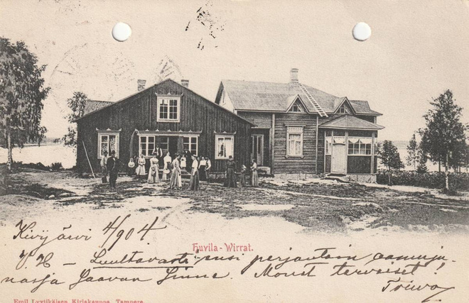 VANHA POSTIKORTTI - HUVILA WIRRAT 1904 (K12-96)
