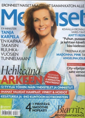 Me Naiset n:o 32 2011 Miss Suomi. Antti Reini. Alexandra Mal