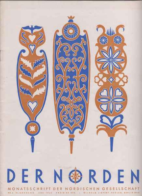 DER NORDEN: Monatsschrift der nordischen ges.1942-44,10 kpl