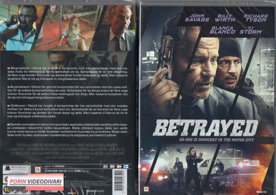 betrayed	(68 578)	UUSI	-FI-	nordic,	DVD		john savage	2018
