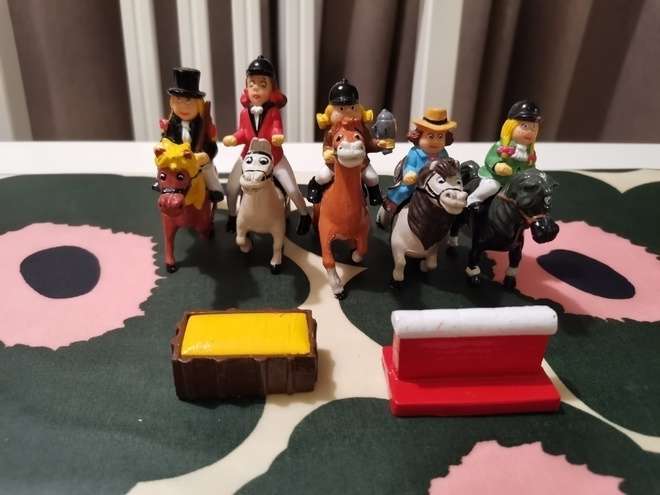 Penny's Pony Club Vintage Figuurilelu Leikkisetti 80-luku