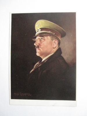Der Führer postikortti Hugo Lehmann