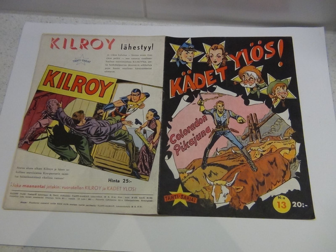 KÄDET  YLÖS ,COLORADON  PIKAJUNA N:o 13, 1953