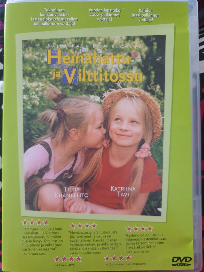 Heinähattu ja Vilttitossu dvd