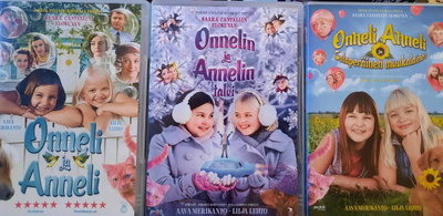 ONNELI JA ANNELI ELOKUVIA 3 KPL.