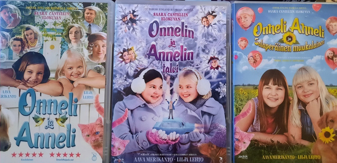 ONNELI JA ANNELI ELOKUVIA 3 KPL.