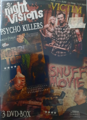UUSI! NIGHT VISIONS PSYCHO KILLERS 3DVD