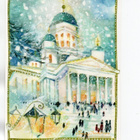 °°TALVINEN HELSINKI & SUURKIRKKO°° -KORTTI / Minna Immonen - pikkukuva 1