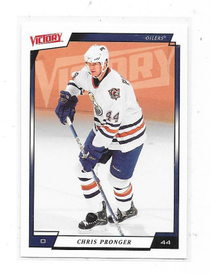 2006-07 UD Victory #79 Chris Pronger , Edmonton Oilers