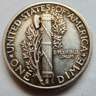 USA 1 dime 10 c 1926 Hopeaa HYVÄ - pikkukuva 2