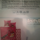 Angry bird- pussilakanat + tyynyliinat kuvalla 1+1 kpl - pikkukuva 2