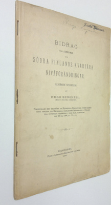 Hugo Berghell : Bidrag till kännedomen om Södra Finlands ...