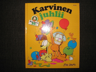 Karvinen juhlii 30 v. JIM DAVIS kovakantinen kirja