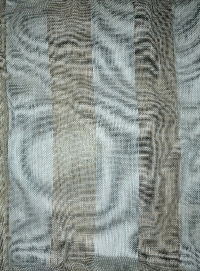 Luonnonvaalea pellava verhokangas 200x100cm