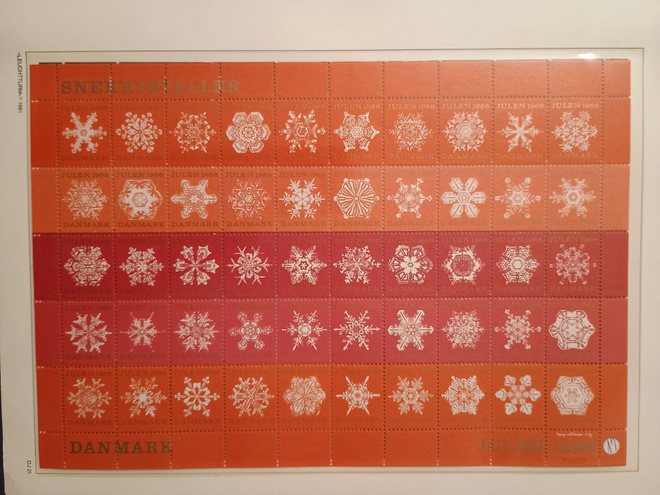 Tanska joulumerkkiarkki 1966