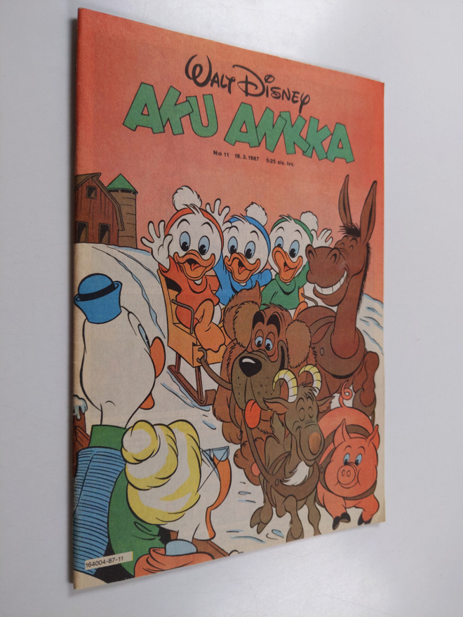 Walt Disney : Aku Ankka 11/1987