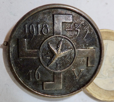 VANHA Merkki VRL 16 v Vapaussota 1918-1933 Neulakiinnitys