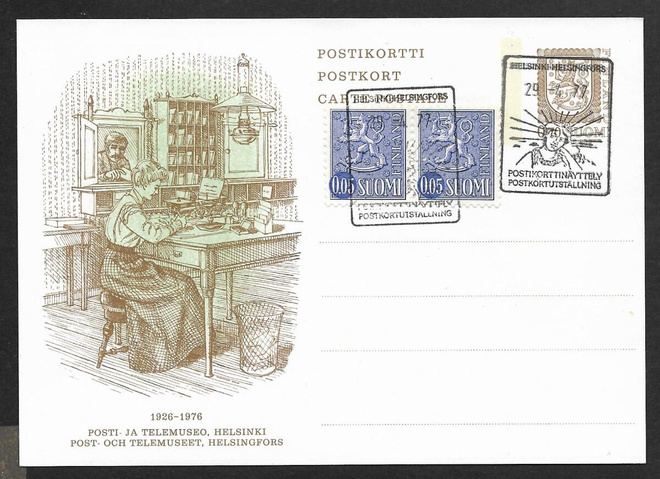 Helsinki - Postikorttinäyttely 29.4.1977