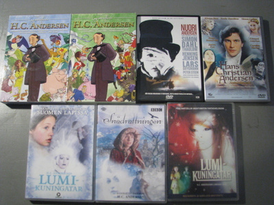 HANS CHRISTIAN ANDERSEN ELOKUVIA + PIIRRETTYJÄ