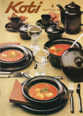 Koti n:o 4 1988 Herkkuruokaa kalasta. Hausjärvi.