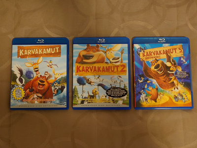 Karvakamut 1-3 (3 elokuvaa) (Blu-ray)