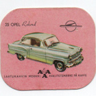 Kahvilappu AAA n:o 35 OPEL REKORD - pikkukuva 1