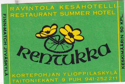 Rentukka, Kortepohjan Ylioppilaskylä   2/16