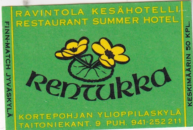 Rentukka, Kortepohjan Ylioppilaskylä   2/16