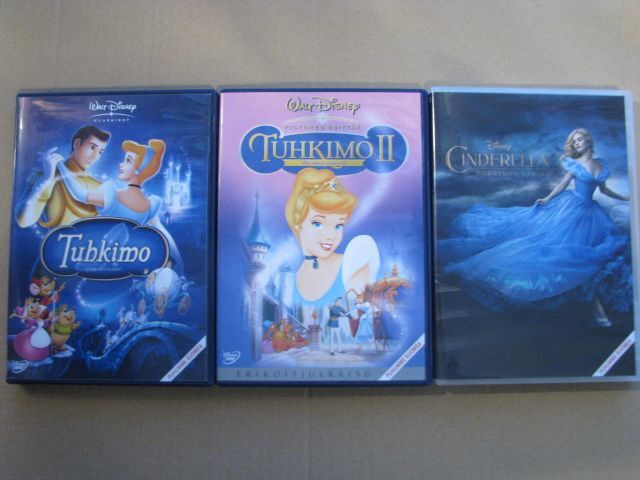 TUHKIMO & TUHKIMO II & CINDERELLA ( Disney -film )