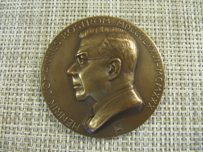 Henrik Johannes Boström mitali 1932 /Gerda Qvist 1932.